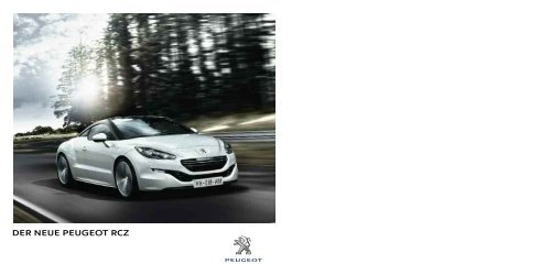 Nouvelle Brochure RCZ_Janvier 2013 - Peugeot