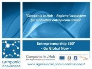 Go Global Now 2014 - Entrepreneurship 360° - Campania In.Hub