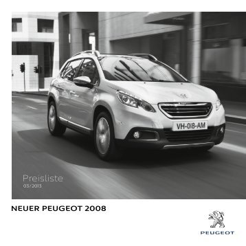 Preisliste - Peugeot