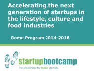 Go Global Now 2014 - Entrepreneurship 360° - Startup bootcamp Rome