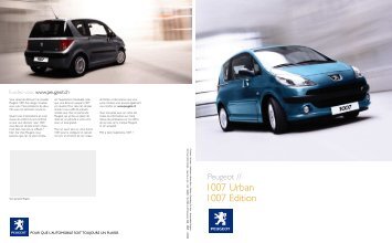 1007 Urban 1007 Edition - Peugeot