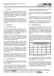 Umweltaspekte in der Bauleitplanung - PEUTZ CONSULT GmbH