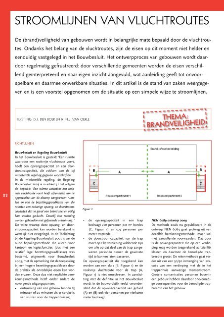 Stroomlijnen van vluchtrouteS - Peutz