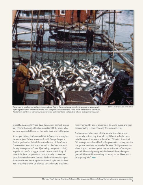 The Law That's Saving American Fisheries - Ocean Conservancy