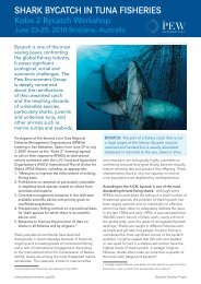 SHARK BYCATCH IN TUNA FISHERIES