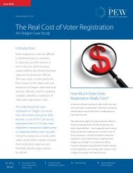 The Real Cost of Voter Registration: An Oregon Case Study