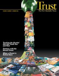 Summer 2005 Trust magazine - The Pew Charitable Trusts