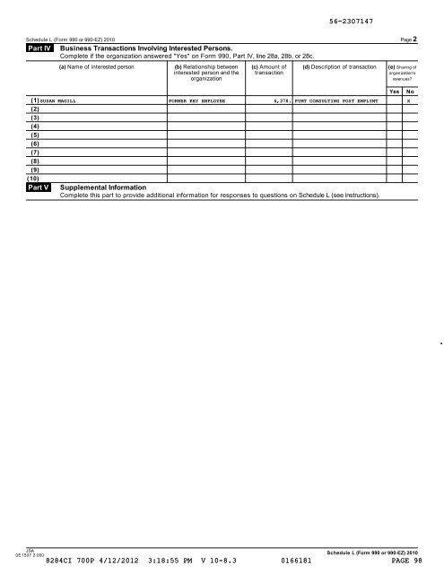 to Form 990 - The Pew Charitable Trusts