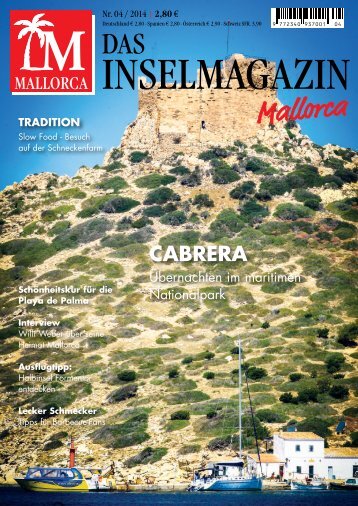Das Inselmagazin Mallorca Mai/Juni Blick ins Heft 