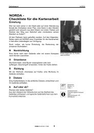 NORDA - Checkliste für die Kartenarbeit - Scout.ch