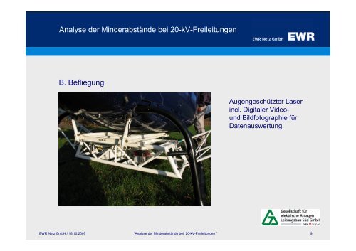 Analyse der MinderabstÃ¤nde bei 20-kV-Freileitungen ... - Pfalzwerke