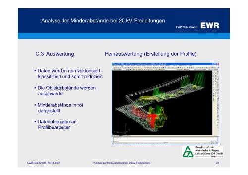 Analyse der MinderabstÃ¤nde bei 20-kV-Freileitungen ... - Pfalzwerke