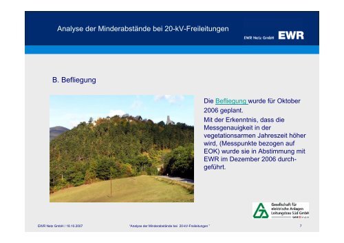 Analyse der MinderabstÃ¤nde bei 20-kV-Freileitungen ... - Pfalzwerke