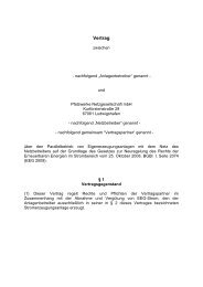 Vertrag Ã¼ber die Einspeisung elektrischer Energie PDF ... - Pfalzwerke