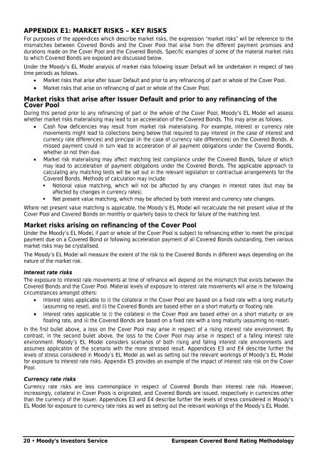 Expected Loss Covered Bond Model