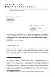 zentraler kreditausschuss - Verband deutscher Pfandbriefbanken