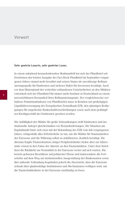Fact Book Pfandbrief - Verband deutscher Pfandbriefbanken