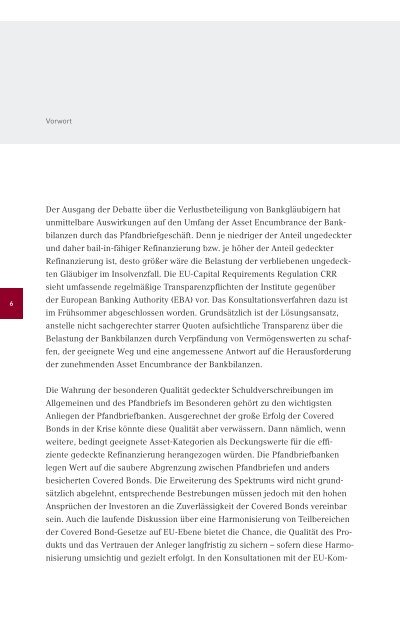 Fact Book Pfandbrief - Verband deutscher Pfandbriefbanken