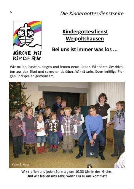 Ausgabe Februar - April 2010 - Website Pfarramt Kirchvers