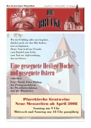 FÃ¼rhjahr 2008 - Pfarre Gratwein