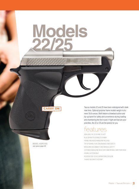 Catalogue Armes Taurus 2014