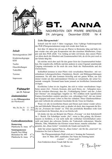 ST. ANNA - Pfarre Breitenlee