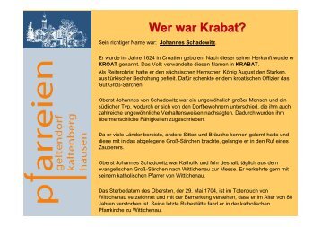 Wer war Krabat