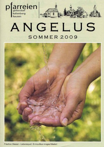 Sommer 2009 - der Pfarreien Geltendorf - Kaltenberg - Hausen