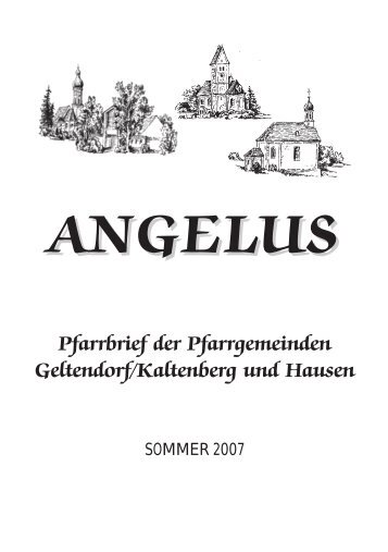 Sommer 2007 - der Pfarreien Geltendorf - Kaltenberg - Hausen