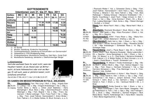 Pfarrbrief 16-2011.pdf - der Pfarrei Hauzenberg