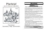 Pfarrbrief 3-2012.pdf - der Pfarrei Hauzenberg