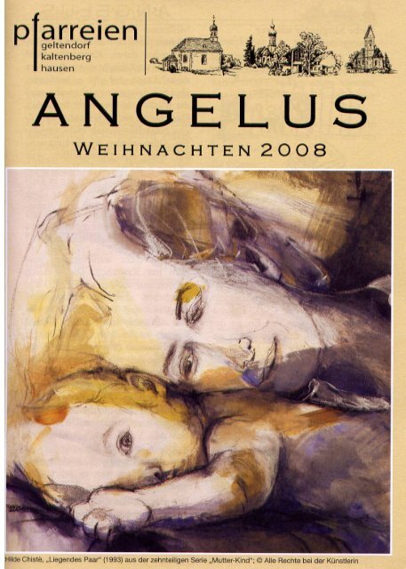 Pfarrbrief Weihnachten 2008 - der Pfarreien Geltendorf - Kaltenberg ...
