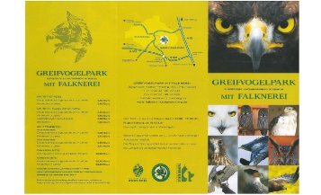 Greifvogelpark mit Falknerei - Bürgerkpark Katharinenberg Wunsiedel