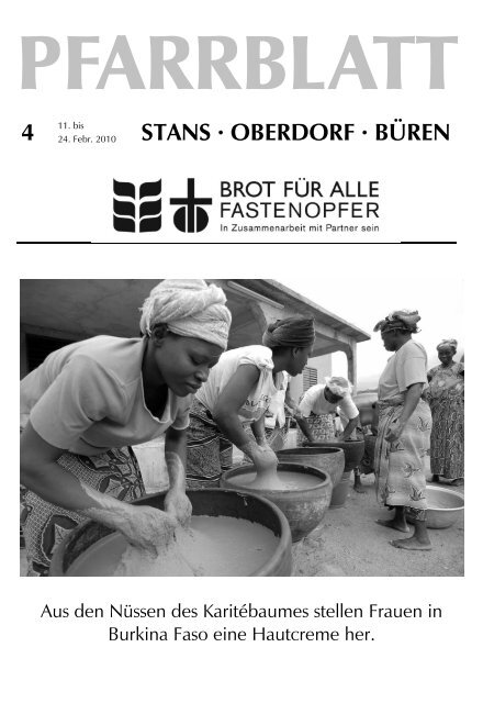 STANS Â· OBERDORF Â· BÃREN - Pfarrei Stans
