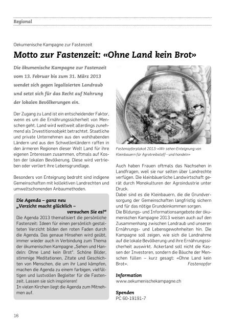 Pfarrblatt Nr. 04 /13 (3.10 MB) - Pfarrei Stans