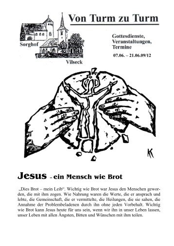 Jesus – ein Mensch wie Brot