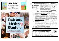 Pfarrbrief - Pfarreiengemeinschaft Ergoldsbach