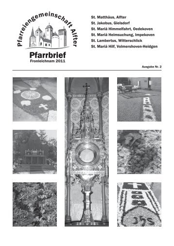 Ausgabe St. Lambertus, Witterschlick - Pfarreiengemeinschaft Alfter