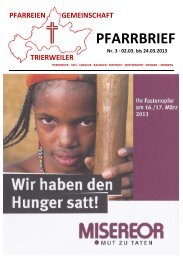 Pfarrbrief 03 13 - pfarreiengemeinschaft-trierweiler.de