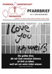 Pfarrbrief 05 13 - pfarreiengemeinschaft-trierweiler.de