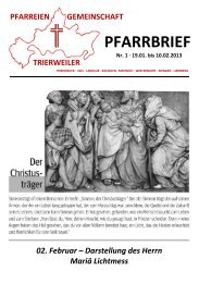 Pfarrbrief 01 13 - pfarreiengemeinschaft-trierweiler.de