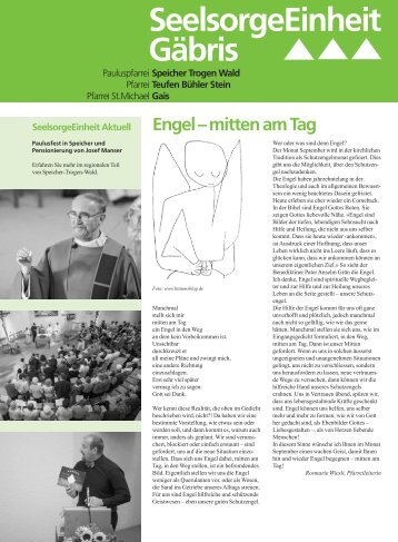 Ausgabe 12/2013 - Pfarreiforum