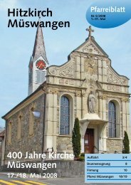 2008-05 Mai.pdf - Pfarrei Hitzkirch