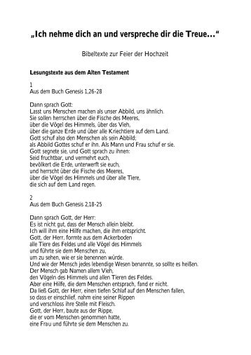 Bibeltexte zur Hochzeit.pdf - Pfarre Oberndorf an der Salzach