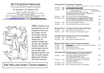 09.09.2012 (pdf) - Katholischer Pfarrverband Herrieden