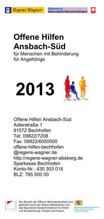 Offene Hilfen Ansbach-SÃ¼d - Regens Wagner Absberg