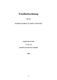 Friedhofsordnung fÃ¼r den kirchlichen Friedhof - Katholischer ...