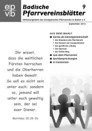 Ausgabe als PDF herunterladen - Evangelischer Pfarrverein in ...