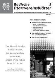 Ausgabe als PDF herunterladen - Evangelischer Pfarrverein in ...