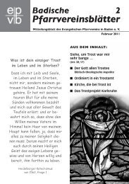 Ausgabe als PDF herunterladen - Evangelischer Pfarrverein in ...